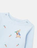 Joules Peter Rabbit Angus Artwork Top Newborn - 24 Months - Blue Peter Rabbit