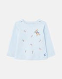 Joules Peter Rabbit Angus Artwork Top Newborn - 24 Months - Blue Peter Rabbit