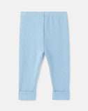 Joules Merevale Organically Grown Cotton Legging 0-24 Months - Haze Blue