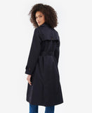 Women's Barbour Greta Showerproof Jacket - Midnight/Rosewood Tartan