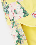 Joules Sonny Legionaire Style Jersey Hat - Floral Yellow