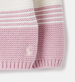 Joules Haywood Infant Striped Cardigan - Pink