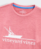 Vineyard Vines Men's Sportfisher Short-Sleeve Harbor Performance Tee - Lobster Reef Heather