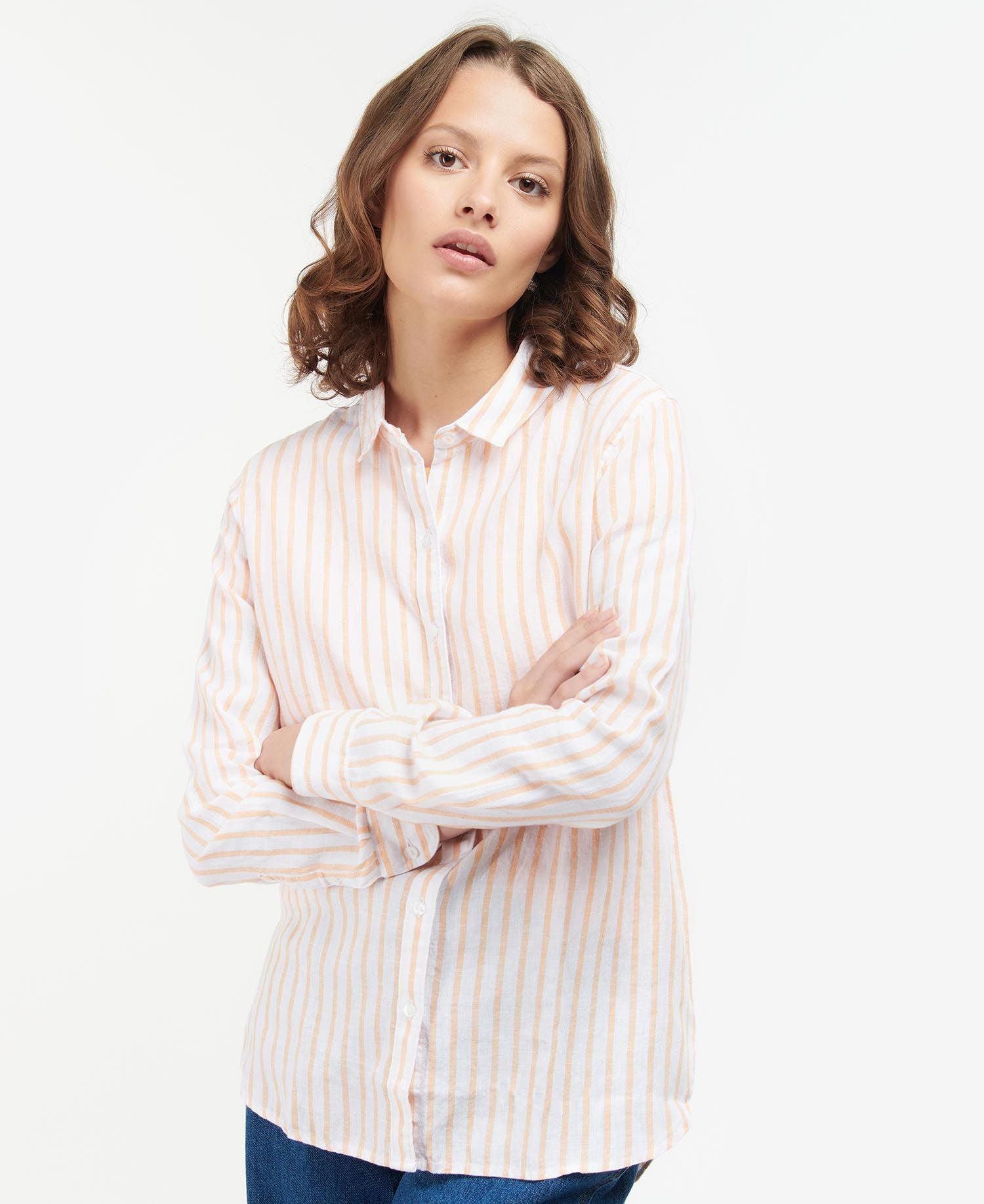 Barbour Marine Shirt - Papaya