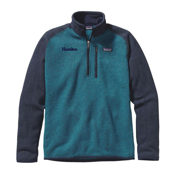 Hamilton Men s Better Sweater 1 4 Zip UW Blue