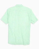 Southern Tide Men's Great Catch Printed Short Sleeve Button Down Shirt - Mist Green