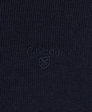 Barbour Men's Cotton Half Zip Sweater - Navy