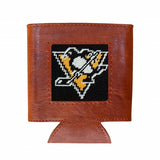Smathers & Branson Pittsburgh Penguins Needlepoint Can Cooler - Black