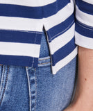 Vineyard Vines Women's Striped Rugby Popover - Set Stripe - Baltic