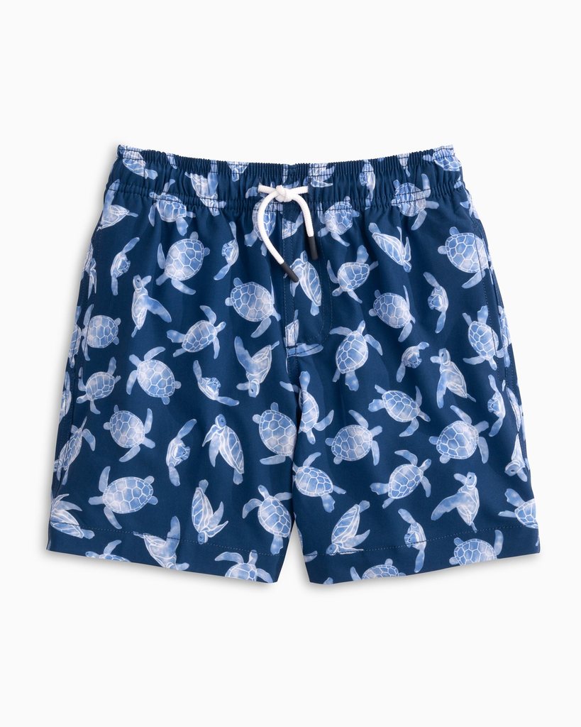 Southern Tide Men's Sea Turtles Swim Trunks