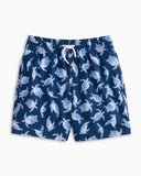 Southern Tide Men's Sea Turtles Swim Trunks