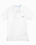 Southern Tide Boys Skipjack Polo - Classic White