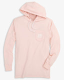 Southern Tide Women's Surfing Triptych Long Sleeve Hoodie T-Shirt - Rose Blush