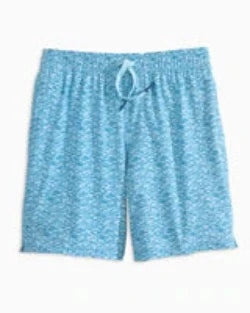Southern Tide Boy's Swim Party Swim Trunk - Aquamarine