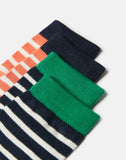 Joules Infant Neat Feet Two Pack Bamboo Socks - Leo Monk