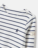 Joules Infant Harbour Jersey Top - Thin Navy Stripe