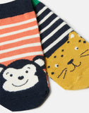 Joules Infant Neat Feet Two Pack Bamboo Socks - Leo Monk