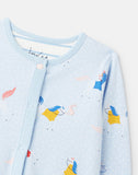 Joules Baby Razamataz Cotton Babygrow – Blue Horse