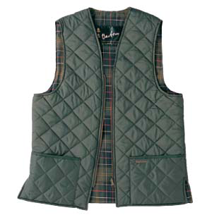 Barbour Quilted Waistcoat/Zip-In Liner - Classic Tartan (Olive Barbour Quilted Waistcoat/Zip-In Liner - Classic Tartan (Olive