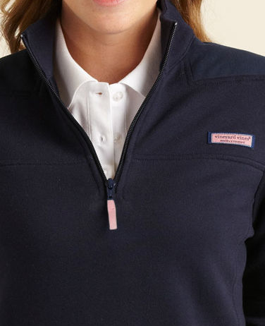 Krizia Martin Vineyard Vines Hamilton Embroidered Women's Shep Shirt - Flamingo Pink Flamingo Pink / Medium