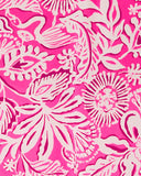 Lilly Pulitzer Women's Elsa Silk Top - Passion Fruit Pink Absolutely Flamazing