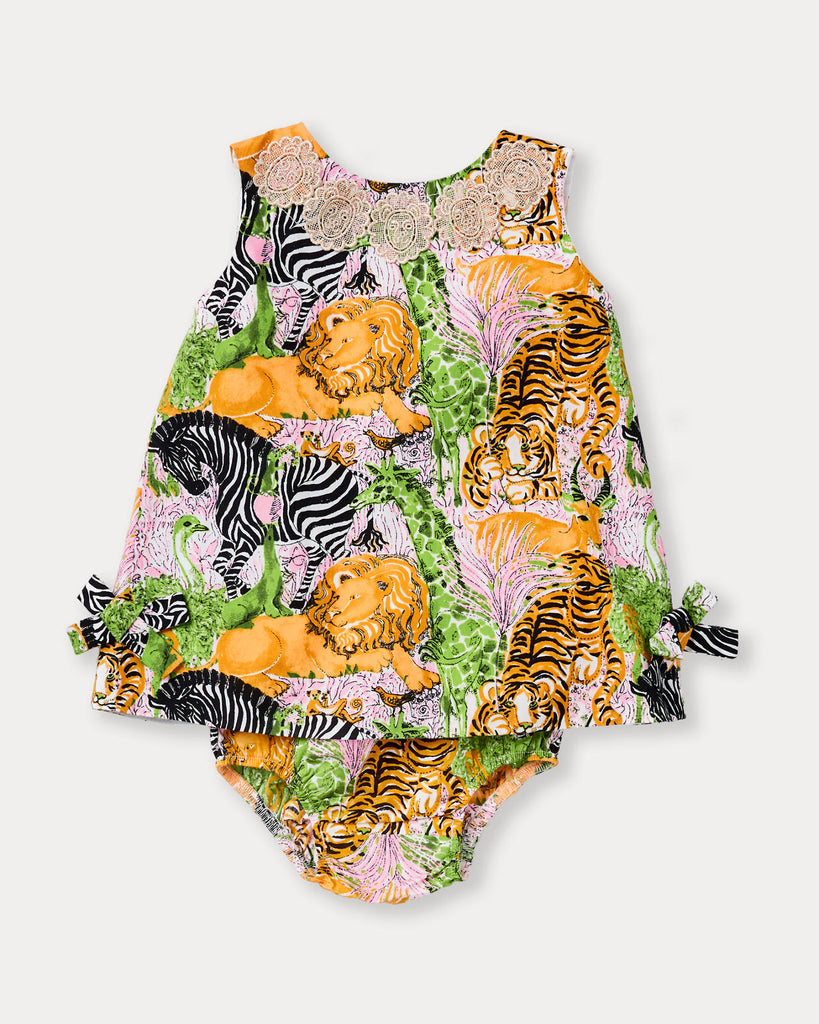 Lilly Pulitzer Baby Lilly Infant Shift Dress - Multi Lil Lillys Zoo