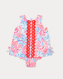 Baby Lilly Infant Shift Dress - Resort White Lil Sun Sea Sand