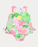 Lilly Pulitzer Baby Lilly Infant Shift Dress - Resort White Mum Patch