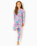 Lilly Pulitzer Girls Mini Sammy Pajama Set - Multi Lil Soiree All Day
