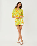 Lilly Pulitzer Sea View Button Down - Island Palm Zesty