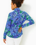 Lilly Pulitzer Women's UPF 50+ Skipper Popover - Abaco Blue In Turtle Awe
