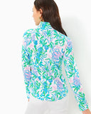 Lilly Pulitzer Women's UPF 50+ Skipper Popover - Resort White Just A Pinch