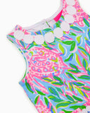 Lilly Pulitzer Baby Lilly Knit Shift Dress - Frenchie Blue Turtley in Love