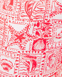 Lilly Pulitzer Women's 5" Gretchen High Rise Short - Mizner Red Seaside Harbour