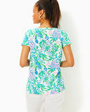 Lilly Pulitzer Women's Meredith Tee - Resort White Just A Pinch