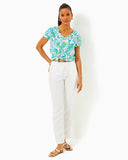 Lilly Pulitzer Women's Meredith Tee - Resort White Just A Pinch