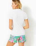 Lilly Pulitzer Women's Reema Short Sleeved Top - Resort White