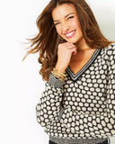 Lilly Pulitzer Women's Brista Sweater - Black Honeycomb