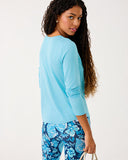 Lilly Pulitzer UPF 50+ Luxletic Westley Long Sleeve Tee - Bellevue Blue