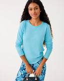 Lilly Pulitzer UPF 50+ Luxletic Westley Long Sleeve Tee - Bellevue Blue