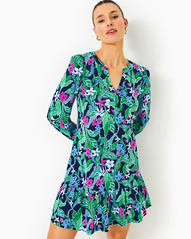 Lilly Pulitzer Women's Alyssa A-Line Cotton Dress - Multi Untamed | Krizia Martin Lilly Pulitzer Women's Alyssa A-Line Cotton Dress - Multi Untamed | Krizia Martin