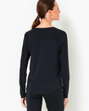 Lilly Pulitzer Women's UPF 50+ Luxletic Westley Long Sleeve Active Tee - Noir