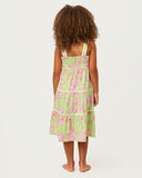 Lilly Pulitzer Girls Mini Pollie Midi Dress - Pistachio Macaron Alina