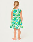 Lilly Pulitzer Girl's Idala Cotton Dress - Resort White Monarch Rose