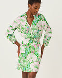Lilly Pulitzer Abralynn Linen Shirtdress - Putting Green Poppyland