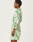 Lilly Pulitzer Abralynn Linen Shirtdress - Putting Green Poppyland
