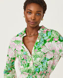 Lilly Pulitzer Abralynn Linen Shirtdress - Putting Green Poppyland