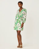 Lilly Pulitzer Abralynn Linen Shirtdress - Putting Green Poppyland