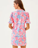 Lilly Pulitzer Women's Mialeigh Linen Dress - Resort White Lil Sun Sea Sand