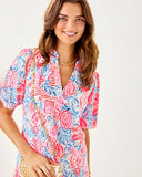 Lilly Pulitzer Women's Mialeigh Linen Dress - Resort White Lil Sun Sea Sand